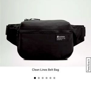 Lululemon clean lines fanny belt bag